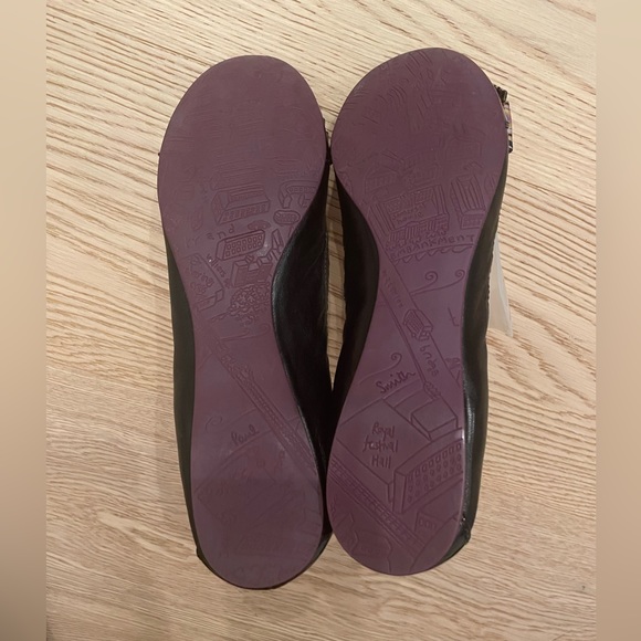 Paul Smith Leather Ballet Flats with Multicolour Bow - Picture 5 of 6